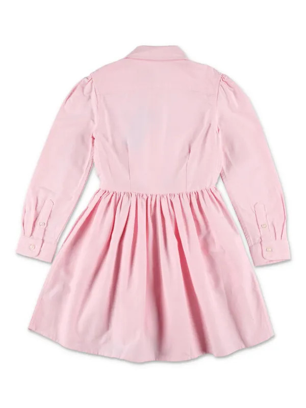 POLO RALPH LAUREN KIDSHemdkleid mit Polo Pony | Farfetch Global