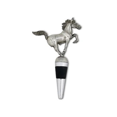 Equestrian Pewter Horse Bottle Stopper | Wayfair North America