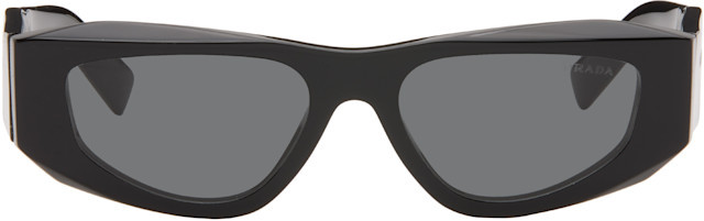 Prada Eyewear - Black 'Prada Symbole' Sunglasses | SSENSE