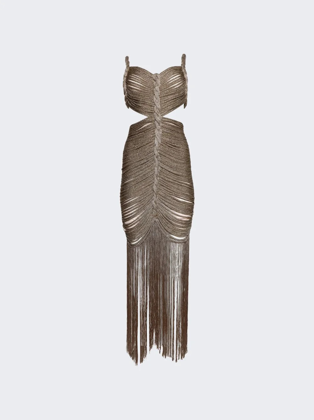 Andrea Almeida Fiorella Fringe Dress | Cettire Global