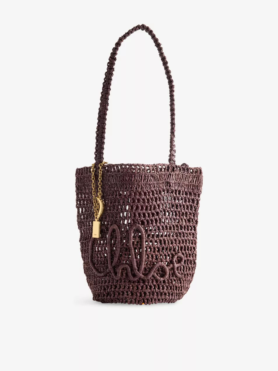 Summer Banana Small Raffia Tote Bag | Selfridges