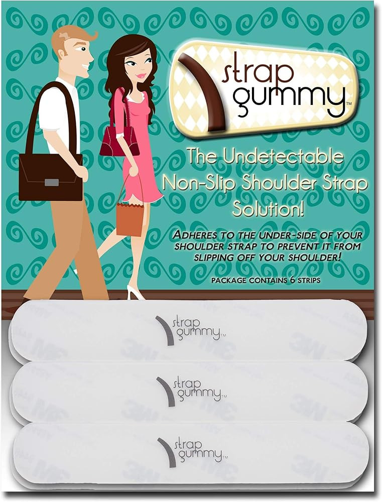 Stop Strap Slips - Shoulder Strap Grip Non Slip Strips - Set of 6 pieces | Amazon (US)