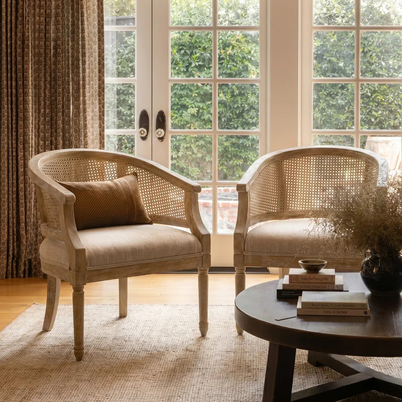 Kurz Upholstered Armchair (Set of 2) | Wayfair North America