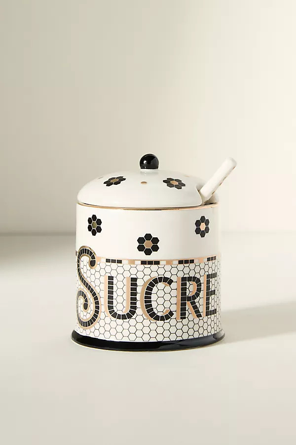 Bistro Tile Sugar Bowl | Anthropologie (US)