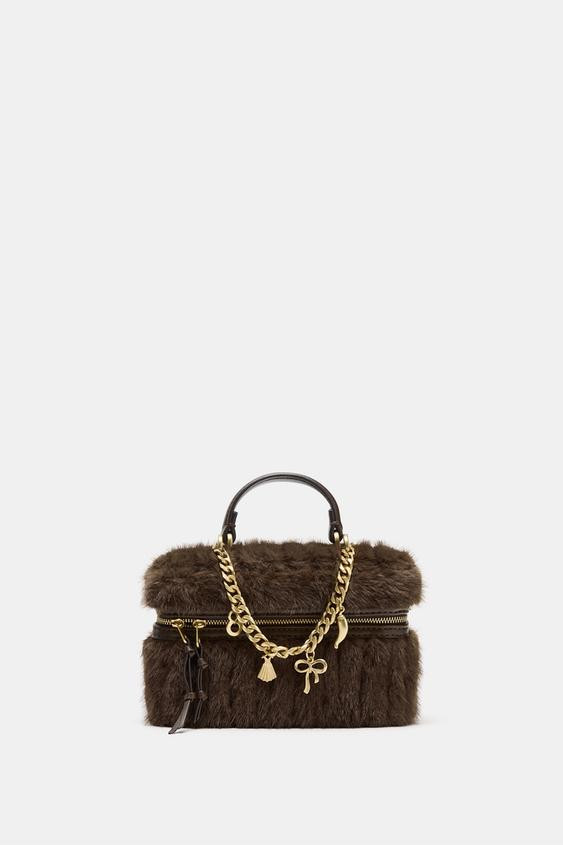 FAUX FUR RIGID BAG | Zara US