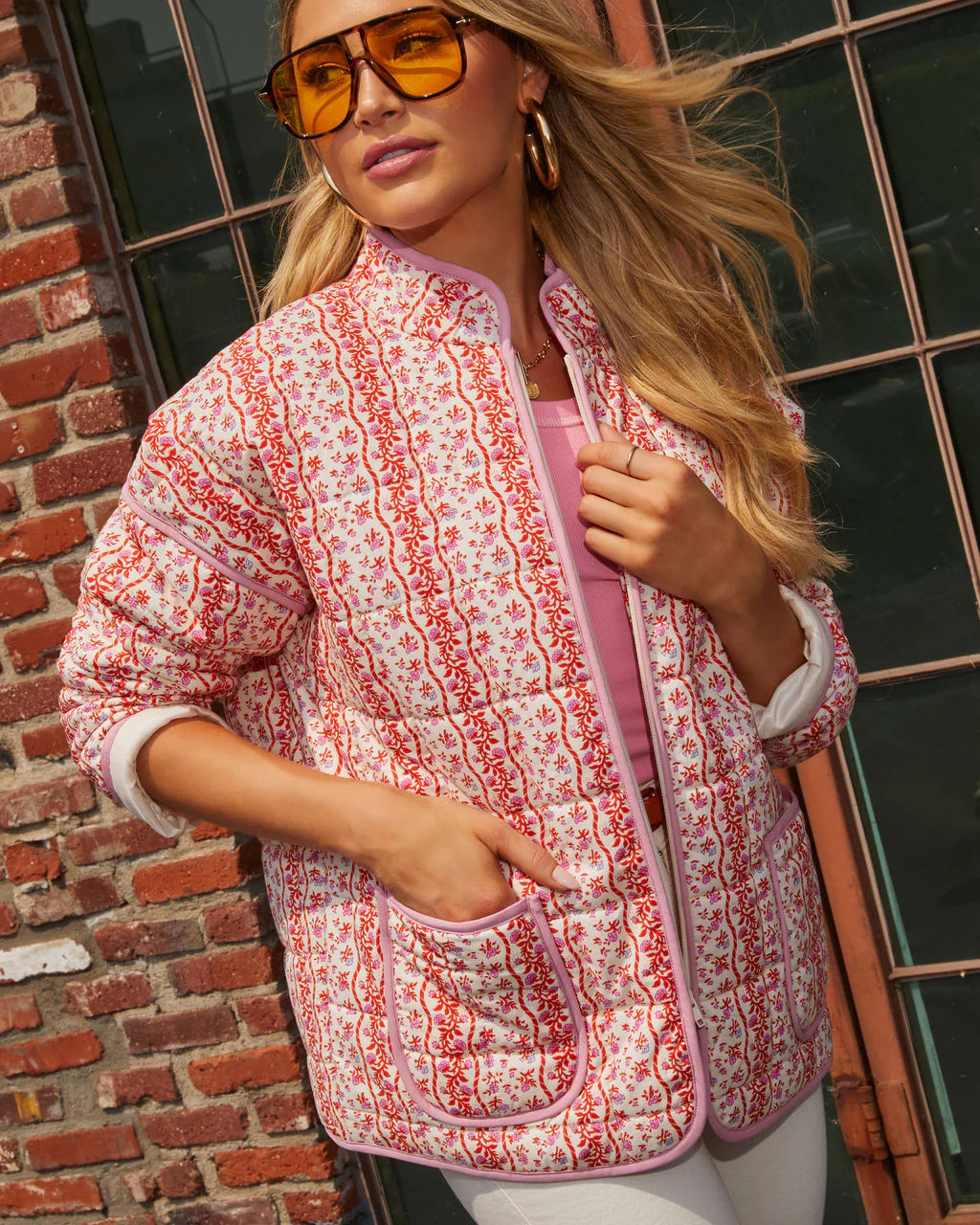 Lily Printed Zip Jacket | VICI