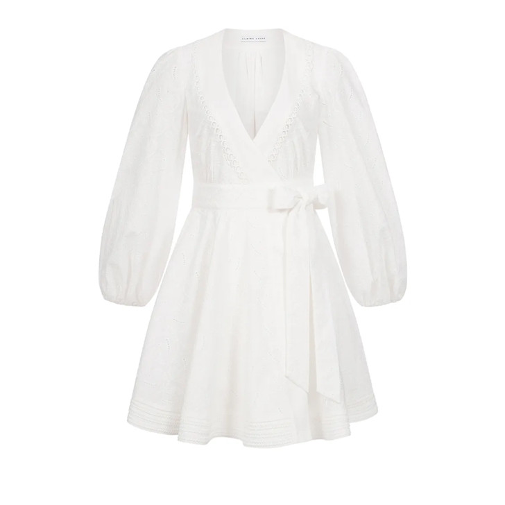 Claire Luise Minikleid mit Stickerei offwhite | Mini-Kleider | Fashionette (DE)