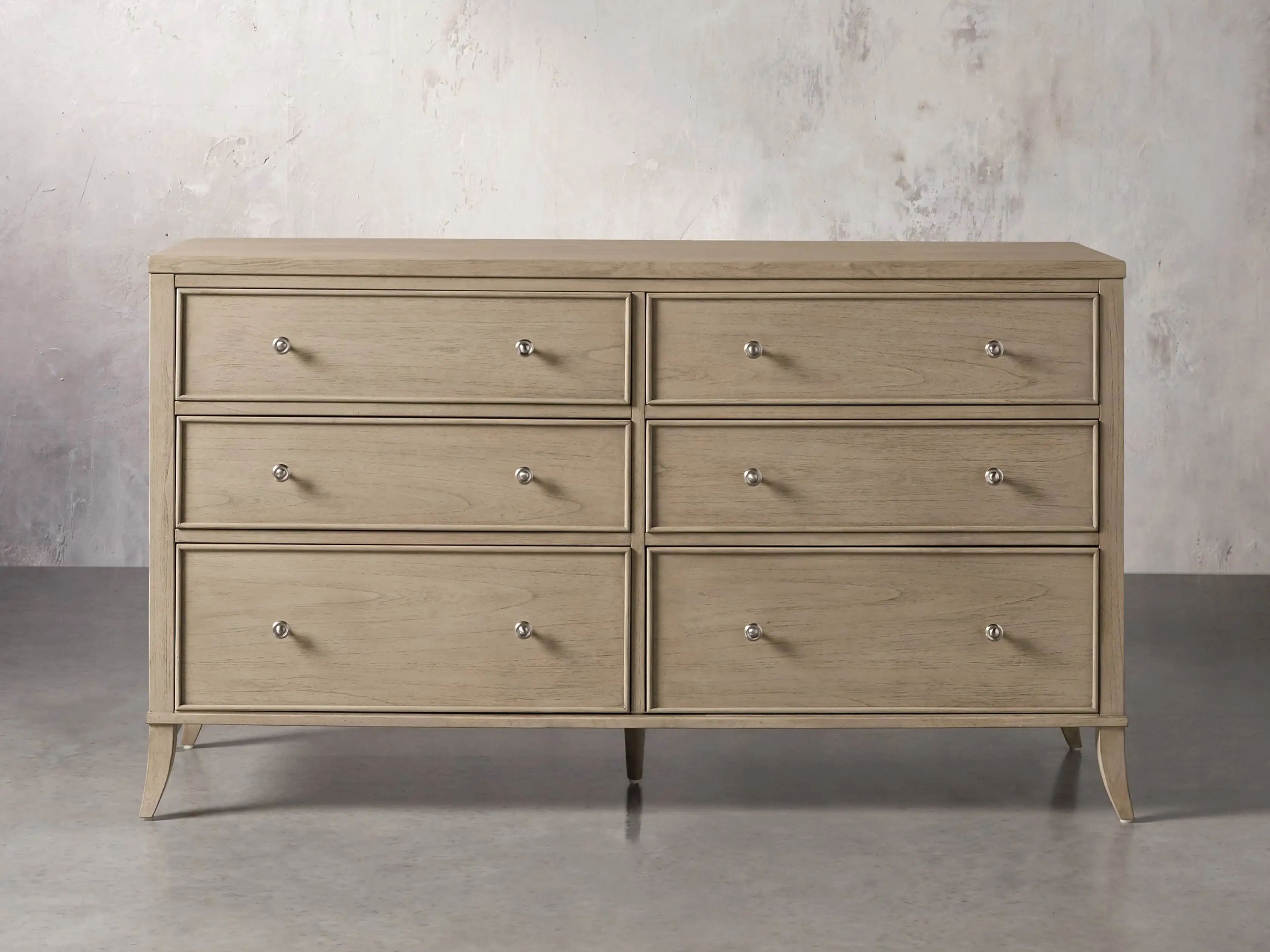 Pearson Six Drawer Wide Dresser | Arhaus