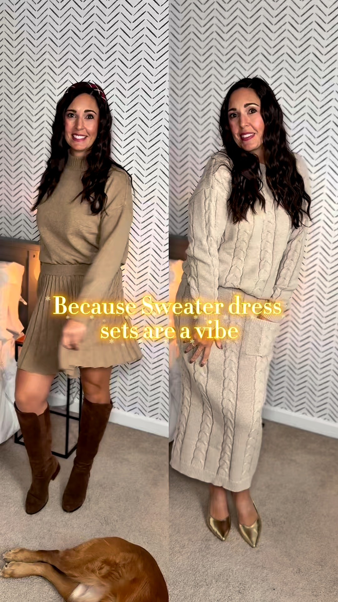 As a former buyer, I can confirm: a good sweater dress is a winter must-have ✔️
Wear it with boots now, sneakers later — easy, timeless, done.

sweater dress outfit, cozy fall fashion, winter outfit ideas, knit dress, Amazon sweater dress, Target fashion finds, LTK fall outfit, chic and comfy outfit

#sweaterdress #falloutfitideas #winterstyle #reel #explore #ltkfashion #amazonfashionfinds #targetstyle #cozychic #fashionfinds #christinawithlove #momstyle #styleinspo #ootdreel #affordablefashion #reelstyle

#LTKStyleTip #LTKHoliday #LTKSeasonal