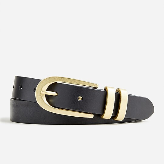 Italian leather skinny belt | J. Crew US