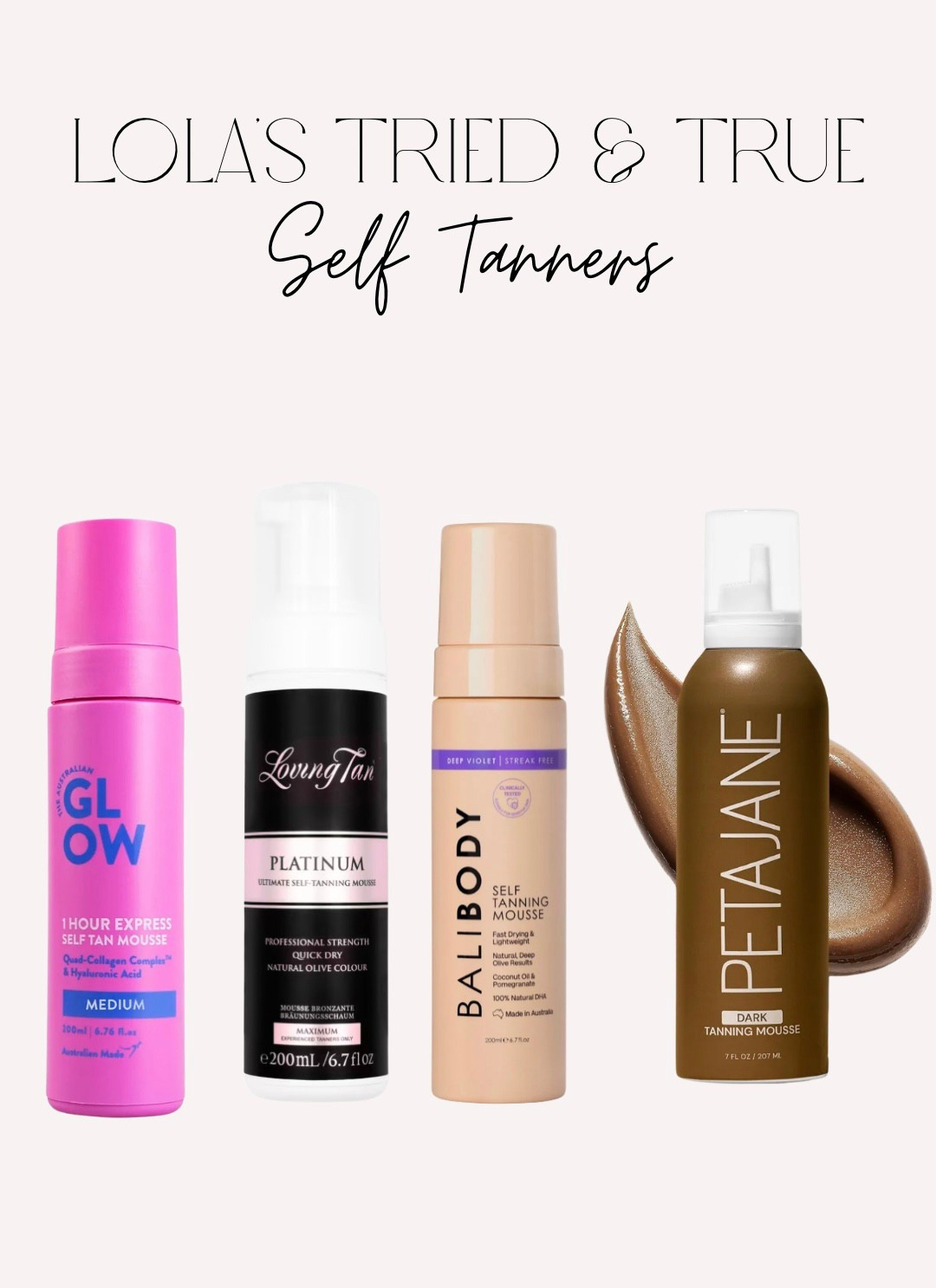 These are my go to, tried & true, never let me down self tanners 🫶🏽

#LTKBeauty