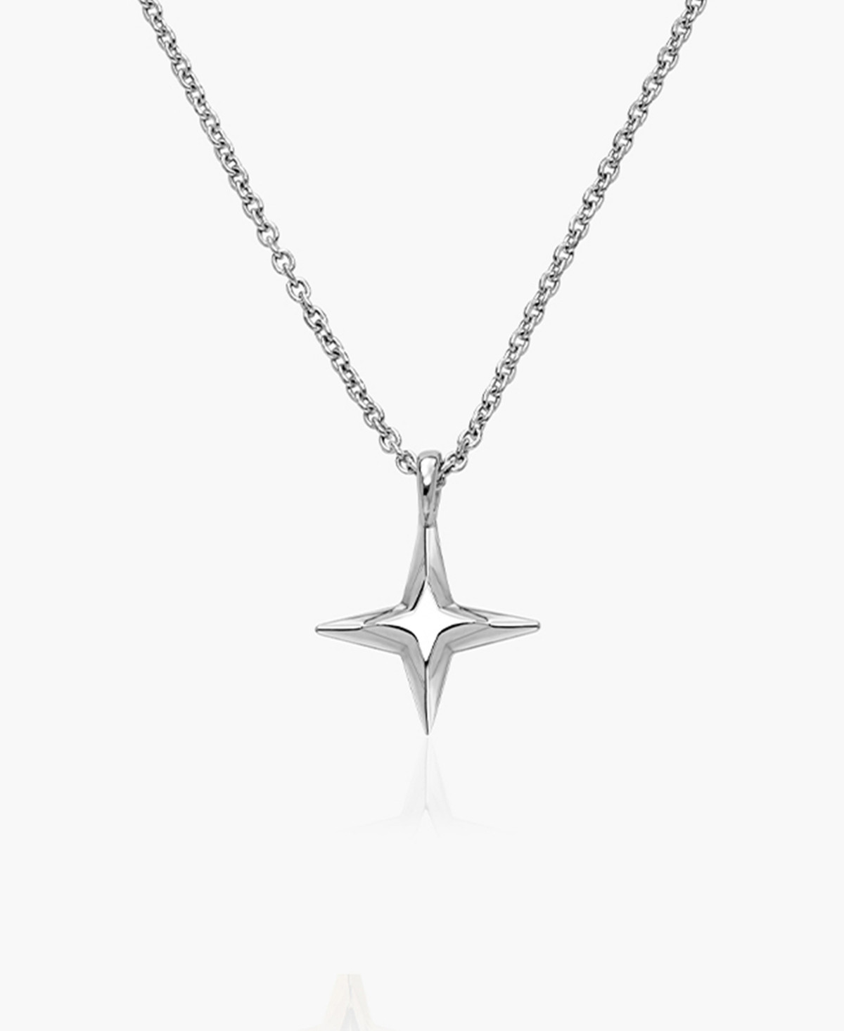 Oak & Luna Northern Star Necklace - Silver | Macy's