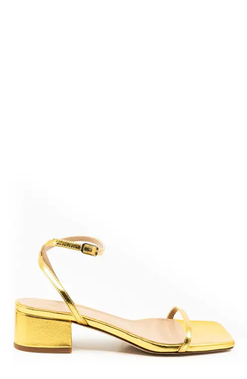 Andrea Gomez Brook Sandal in Gold at Nordstrom, Size 39.5 | Nordstrom