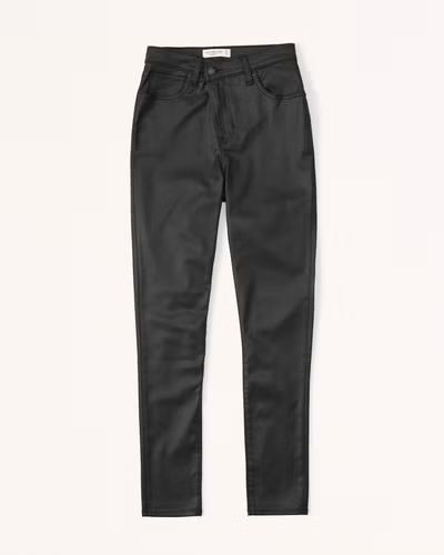 Women's Curve Love High Rise Super Skinny Ankle Jean | Women's Bottoms | Abercrombie.com | Abercrombie & Fitch (US)