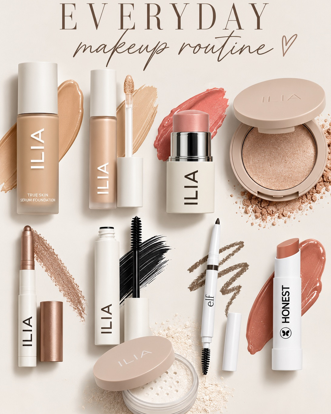 My everyday minimalist makeup routine.