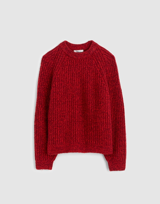 Ribbed Cotton-Blend Sweater | Madewell