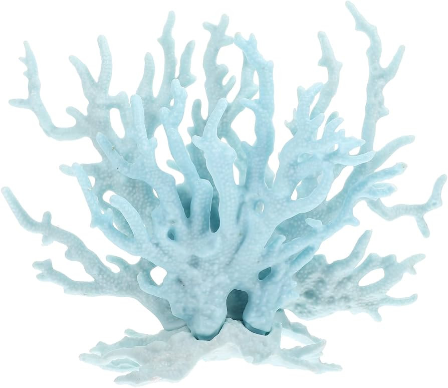 POPETPOP Vivid Coral Figurine Decorative Coral Sculpture Aquarium Ornament Fish Tank | Amazon (US)