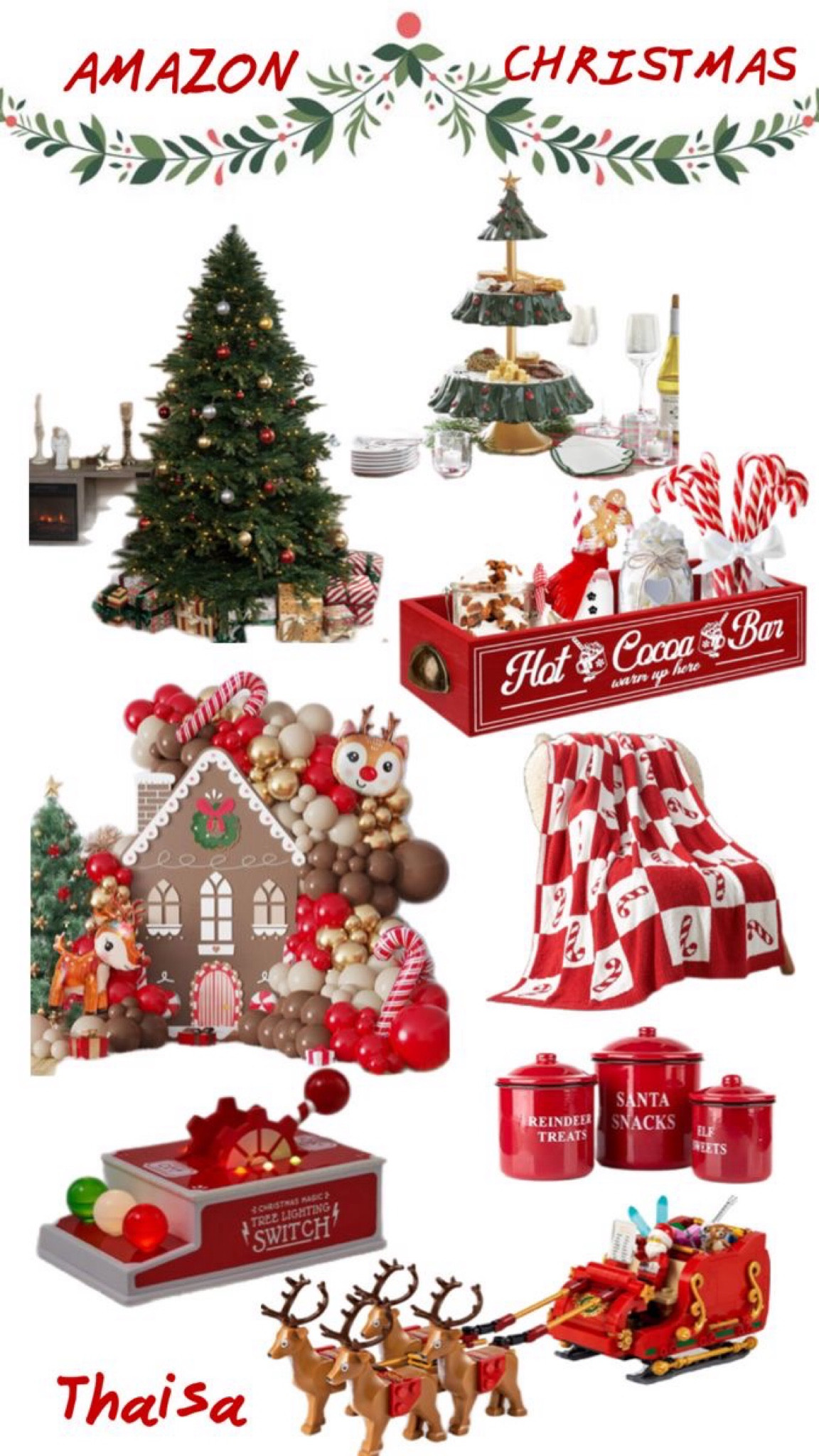 Cute red Christmas decorations 🎄🎅🏻🌲🤶

#LTKHoliday #LTKFindsUnder100 #LTKSeasonal