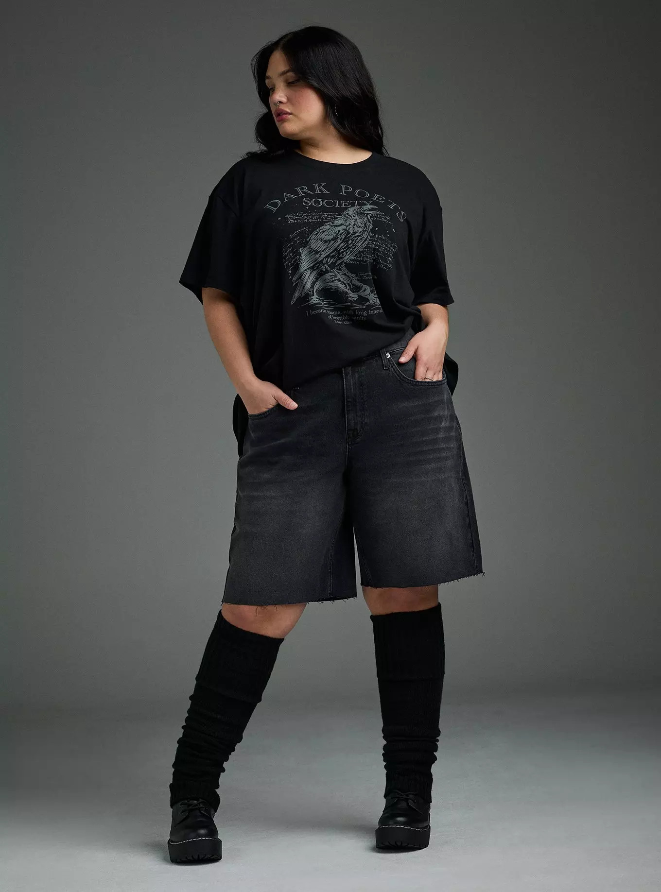 Nightfall Denim Jorts | Torrid (US & Canada)