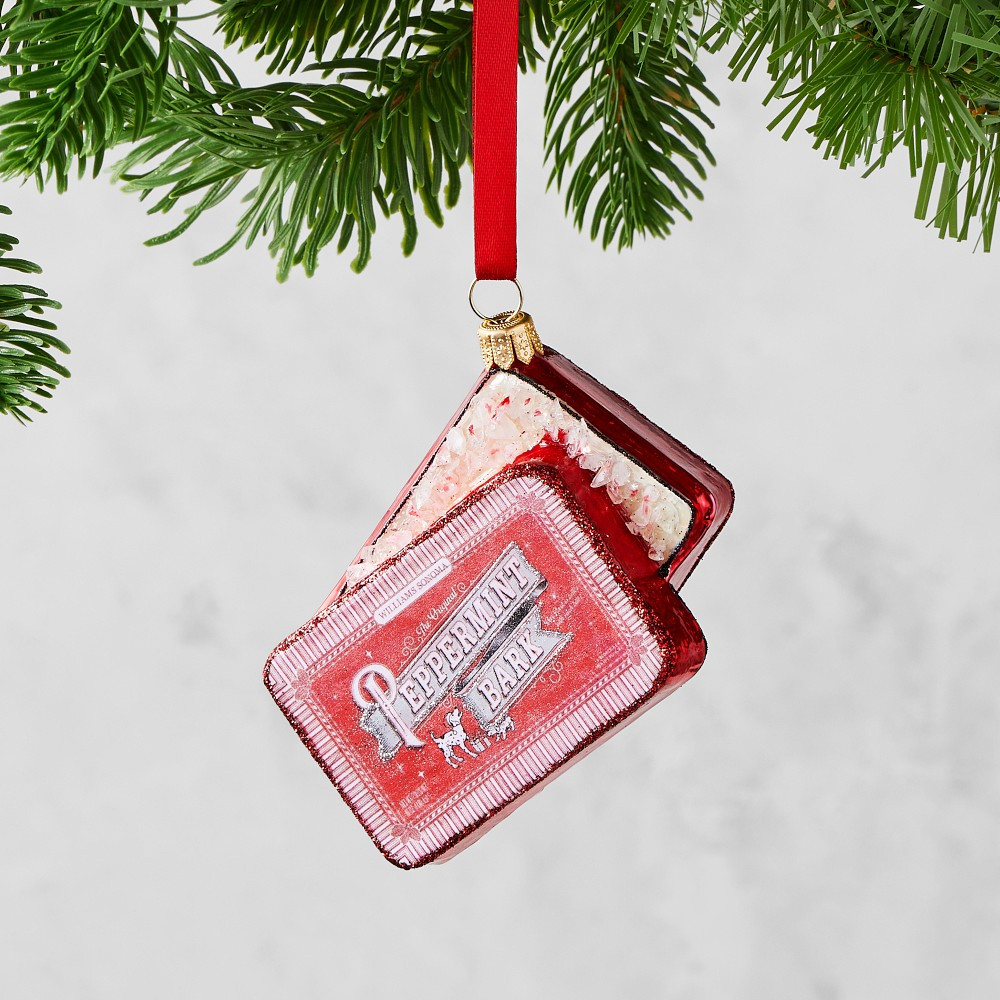Peppermint Bark Ornament | Williams-Sonoma