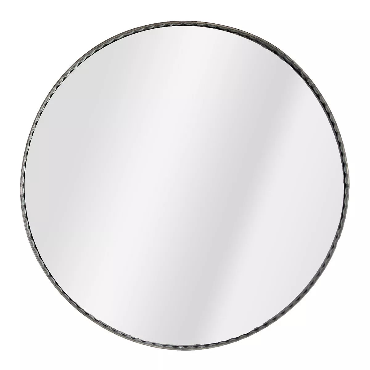 American Art Décor Galvanized Round Wall Mirror | Kohl's