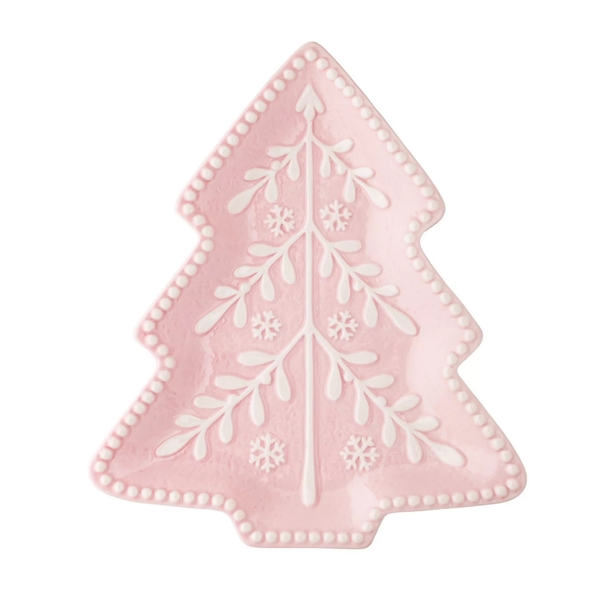 10 Strawberry Street Christmas Tree Serving Platter | Kohl's