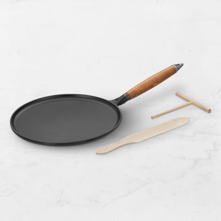 Staub Enameled Cast Iron Crêpe Pan with Spreader & Spatula | Williams-Sonoma