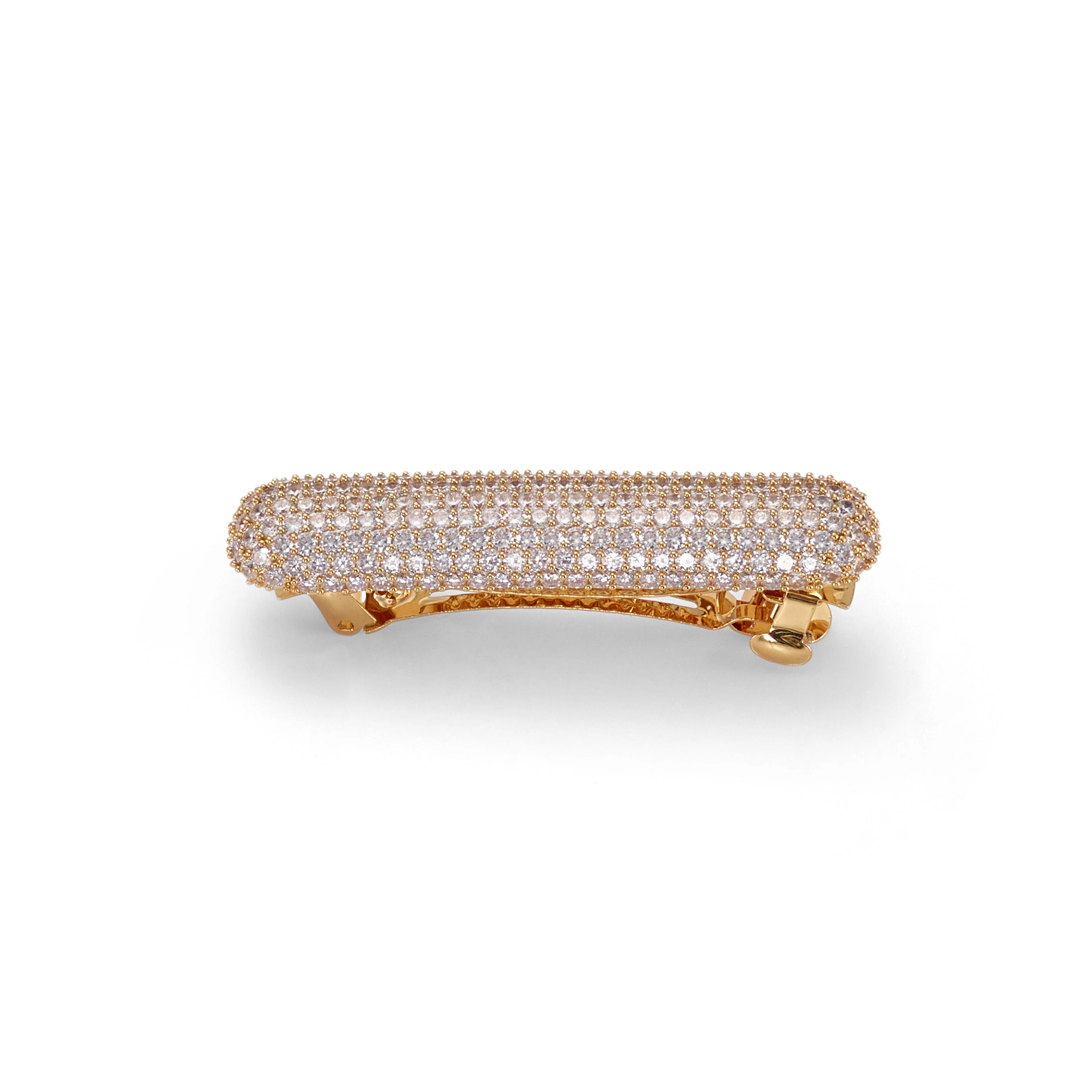 T3 x Lelet NY Crystal Pave Bar Barrette | Lelet NY