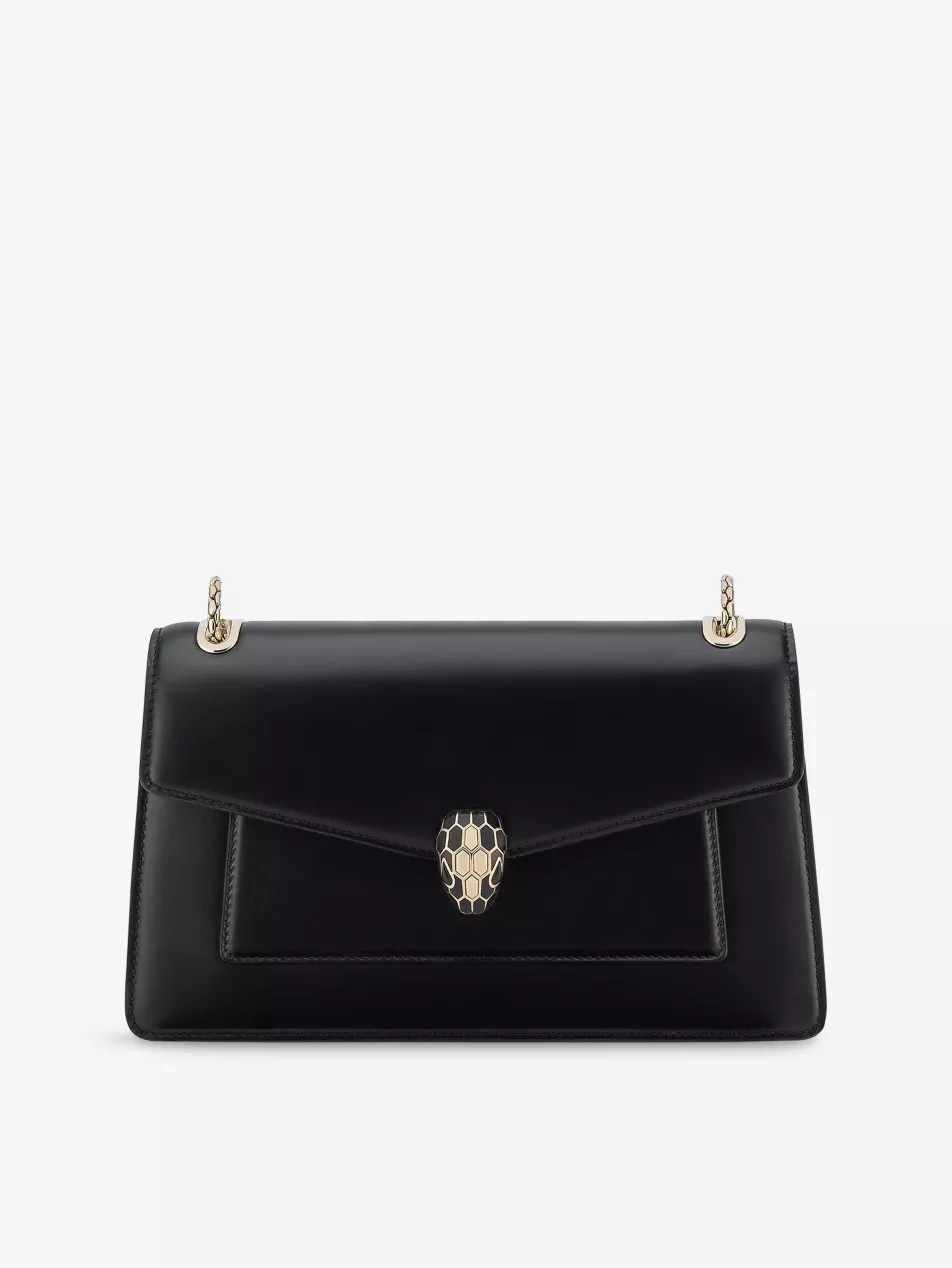 Serpenti Forever Medium Leather Shoulder Bag | Selfridges
