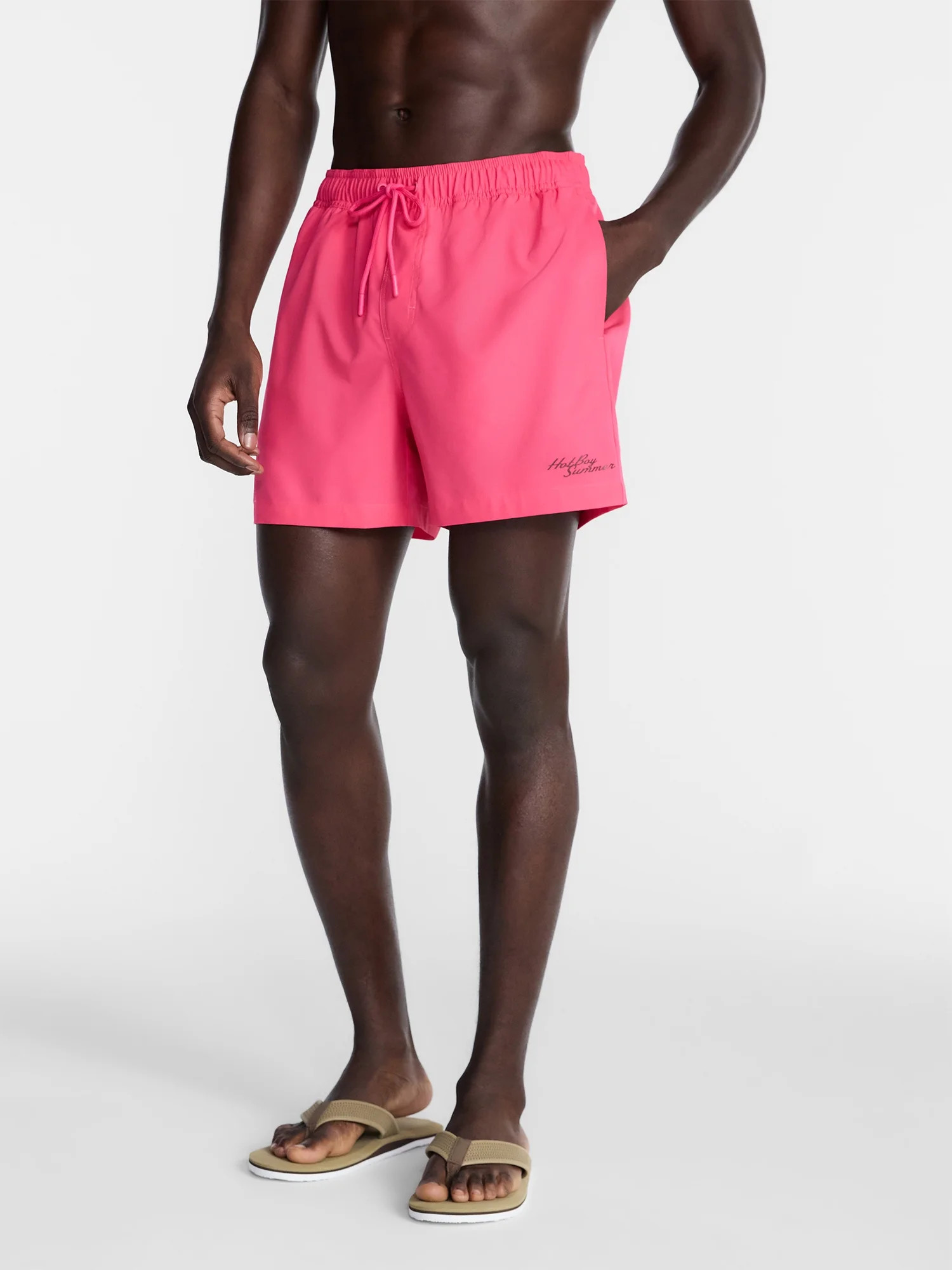 Hot Boy Summer by Megan Thee Stallion Men’s 5'' inseam Mesh Swim Shorts, Sizes S-3XL | Walmart (US)