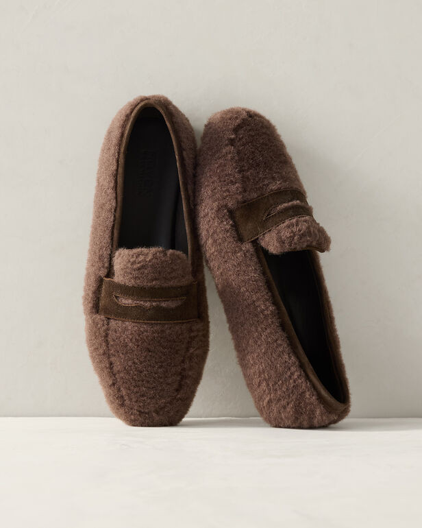 Sherpa and Leather Moccasins | Haven Well Within