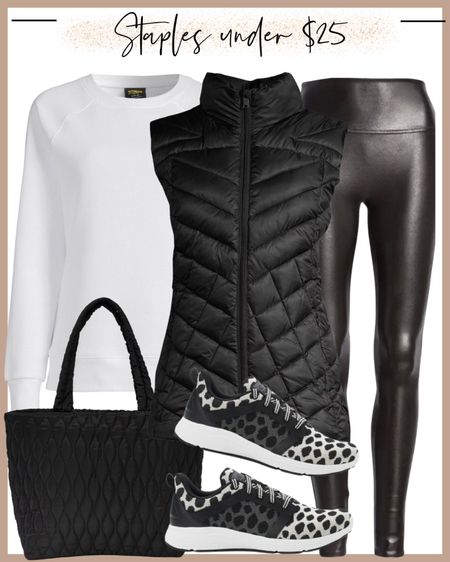 I am loving this black puffer vest! It’s so easy to wear and not bulky. Put it with faux leather pants for a great fall outfit!

#LTKU #LTKSeasonal #LTKfitness