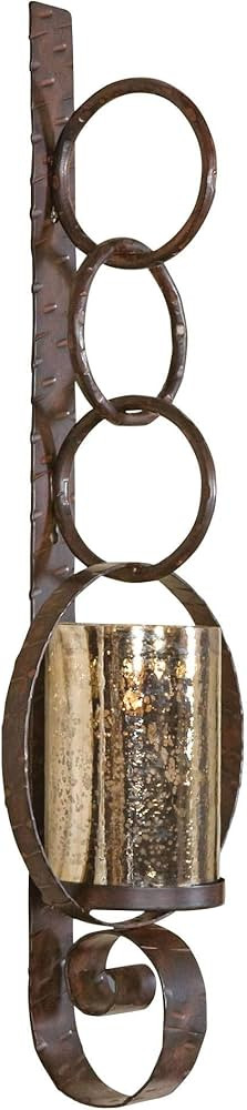Uttermost 19850 Falconara Metal Wall Sconce, Brown | Amazon (US)