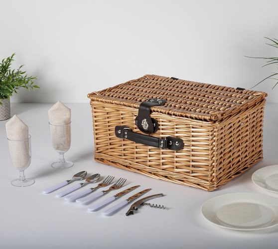Providence Woven Picnic Baskets | Pottery Barn (US)