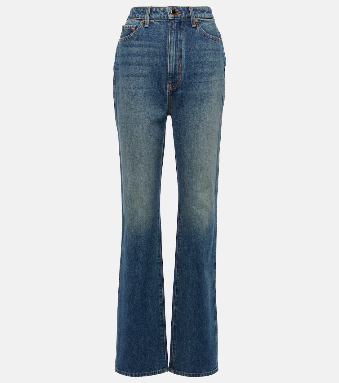 KhaiteDanielle high-rise straight jeans | Mytheresa (UK)