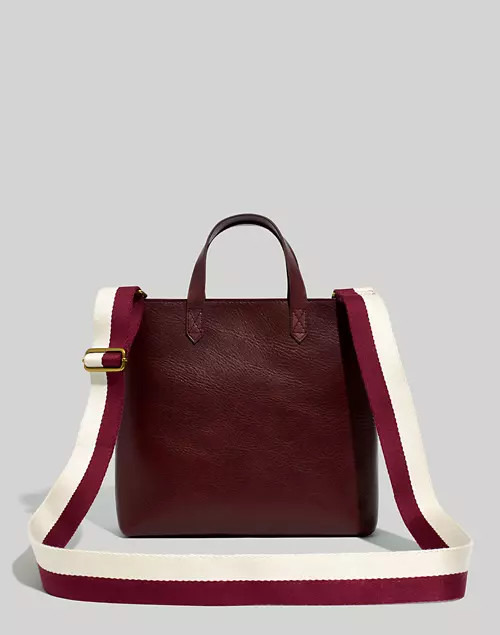 The Zip-Top Transport Crossbody: Colorblock Webbing Strap Edition | Madewell