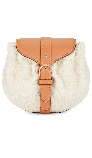 Paloma Ruched Crossbody in Cream Boucle | Revolve Clothing (Global)