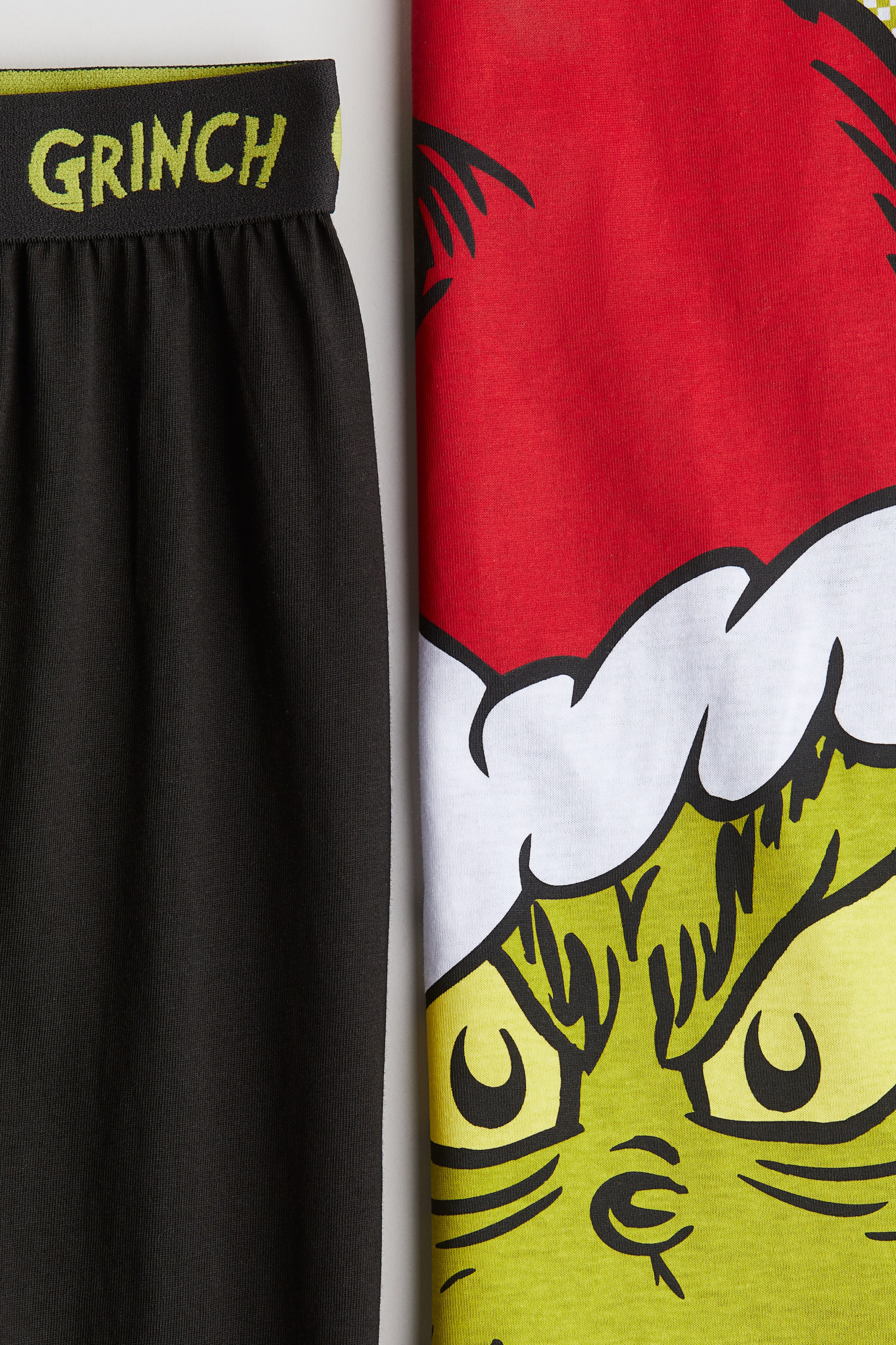 Pyjama en coton avec motif imprimé - Noir/Le Grinch - ENFANT | H&M FR | H&M (FR, IT, ES, PT, BE)