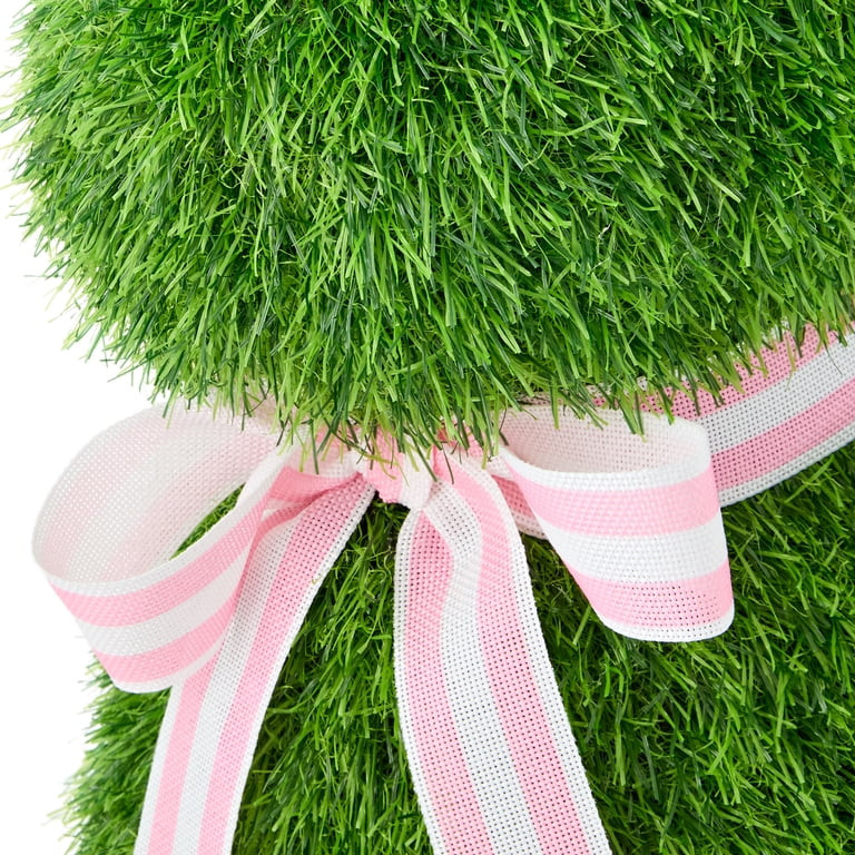 Faux Grass Sitting Bunny Tabletop Decoration, Green, 24.5", Easter by Way To Celebrate | Walmart (US)