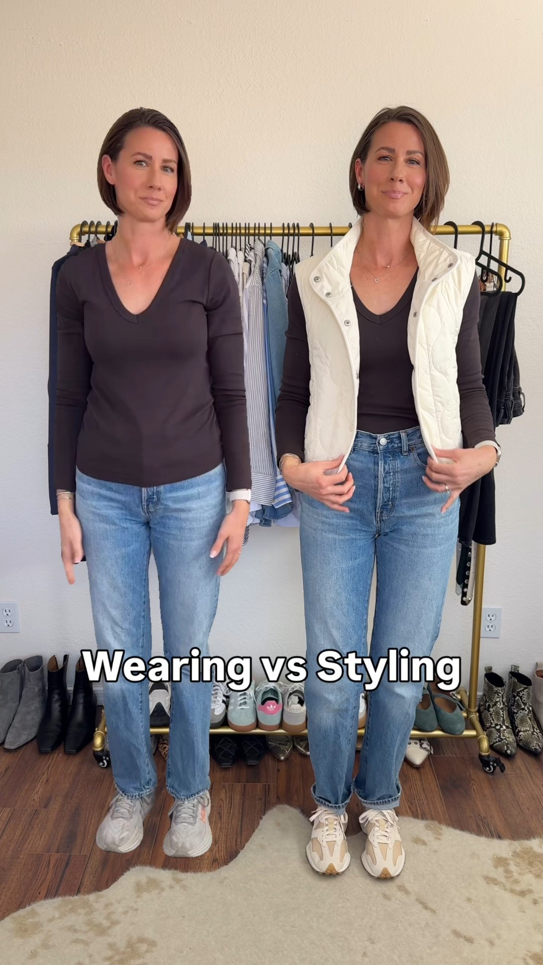 Wearing vs Styling

#LTKOver40 #LTKootd #LTKTall