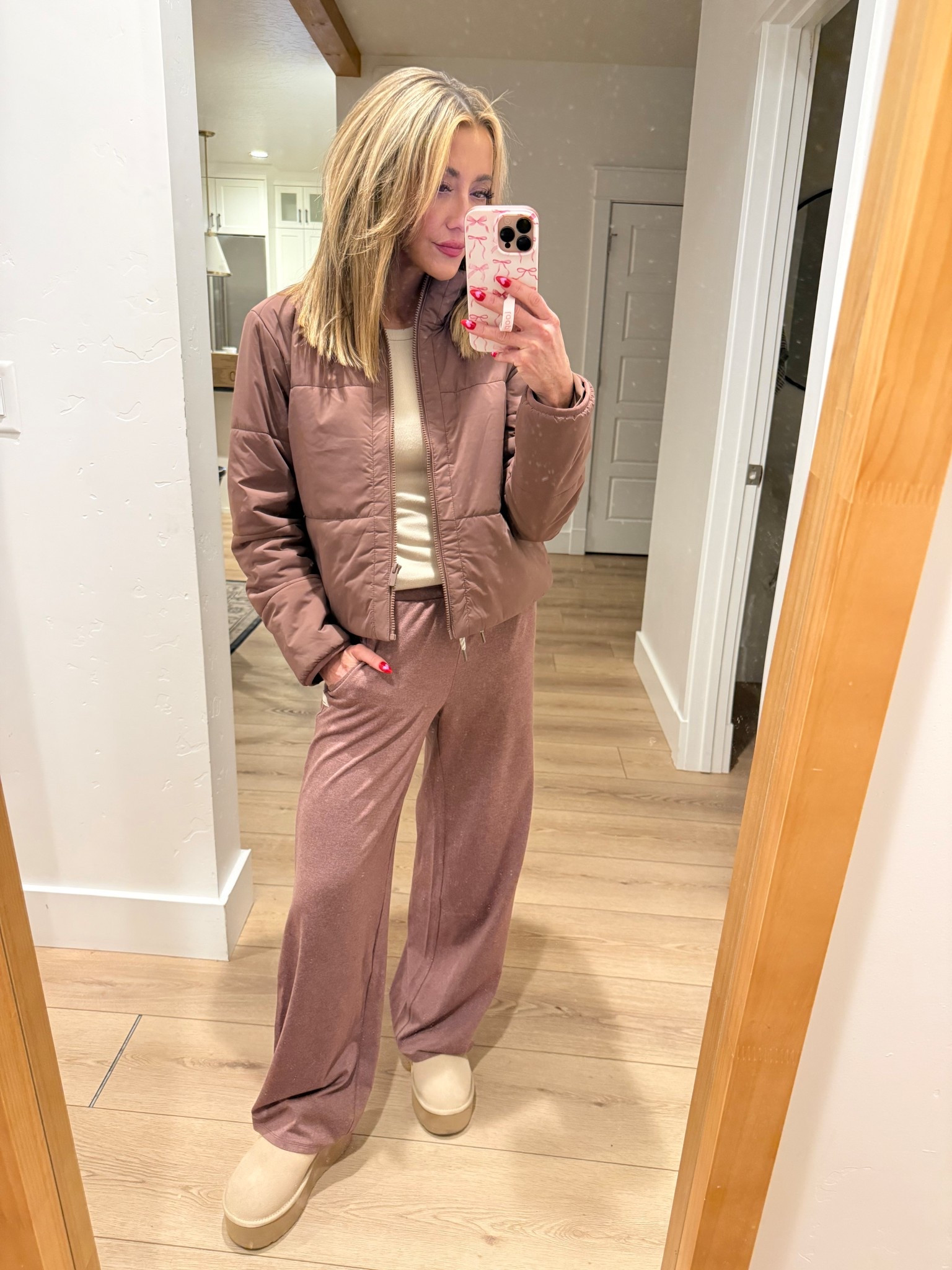 Ootd! My jacket is out of stock so I linked similar! 🤎

#LTKootd #LTKgrwm #LTKdayinmylife