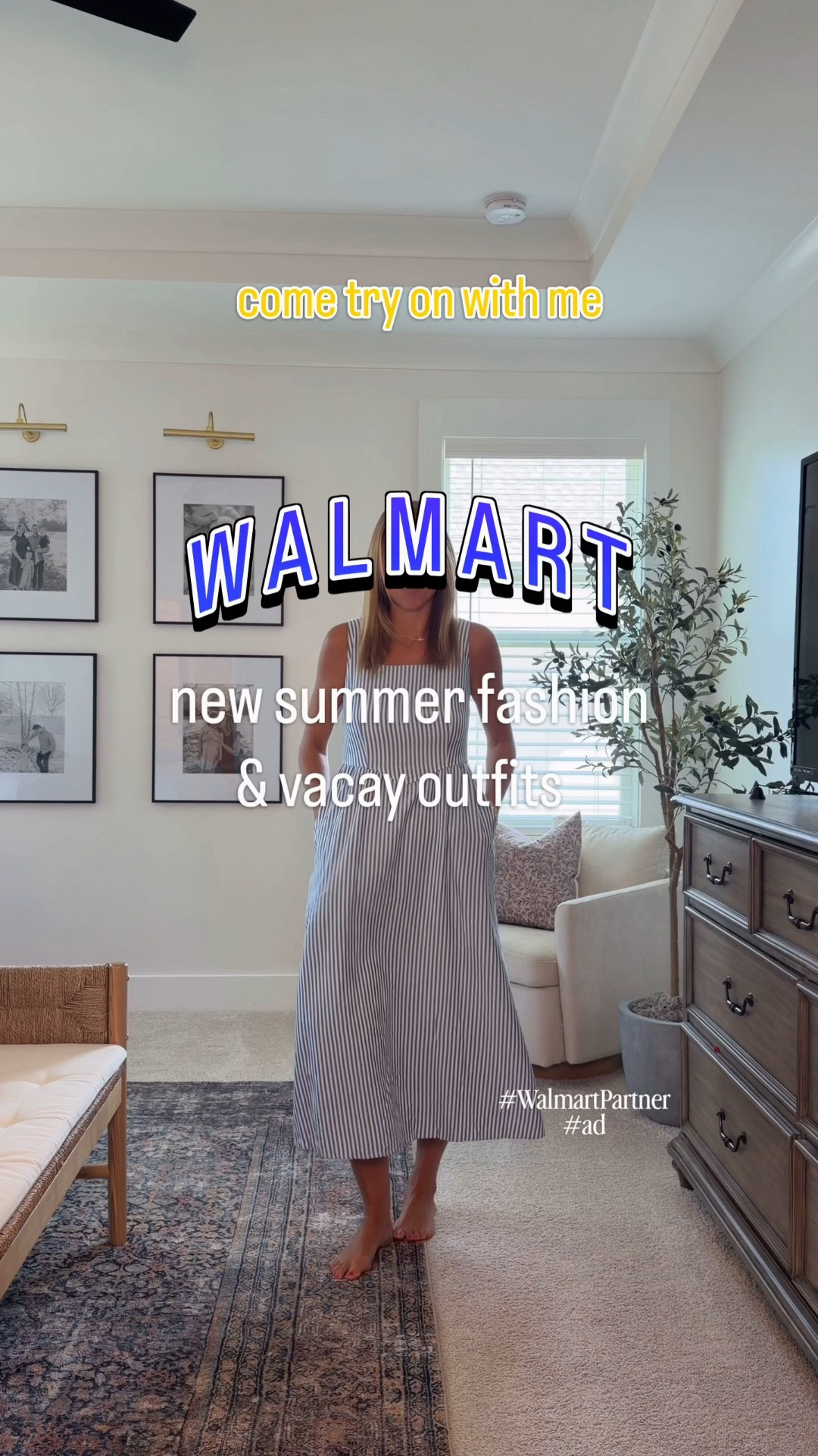 #ad I'm so excited that @Walmart asked me to partner with them to share their NEWEST Summer Fashion & Vacation Outfits! #walmarpartner #walmartstyle

I’m packing as we speak for the beach and these are all in my suitcase. Whether you're
packing for a vacation or just need an update to your summer wardrobe, you are going to love these finds! All on trend and super affordable!

I’m 5’5 around 130 lbs 
Small:
PRETTYGARDEN Maxi Strip
FREE ASSEMBLY Striped Maxi
CRZ YOGA Pleated Tennis Skirt
CRZ YOGA Lilac Running Shorts
Sleeveless Lace Trim Maxi

Medium:
CRZ YOGA Racerback
PRETTY GARDEN floral wide leg pants
Crochet Swim coverup
FREE ASSEMBLY Cap Sleeve T
Lounge Pants/coverup 

Summer dress, vacation dress, vacation outfit, summer outfits, lounge pants, athletic wear, athleisure, mom outfits, beach outfits, swimsuit coverup,

#LTKootd #LTKmomlife #LTKActive