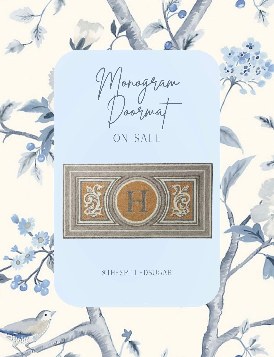 I have this and love! Gorgeous monogram doormat on sale! It has gold sparkles in it so it’s perfect for the holiday season!

#LTKFindsUnder100 #LTKSeasonal #LTKHoliday