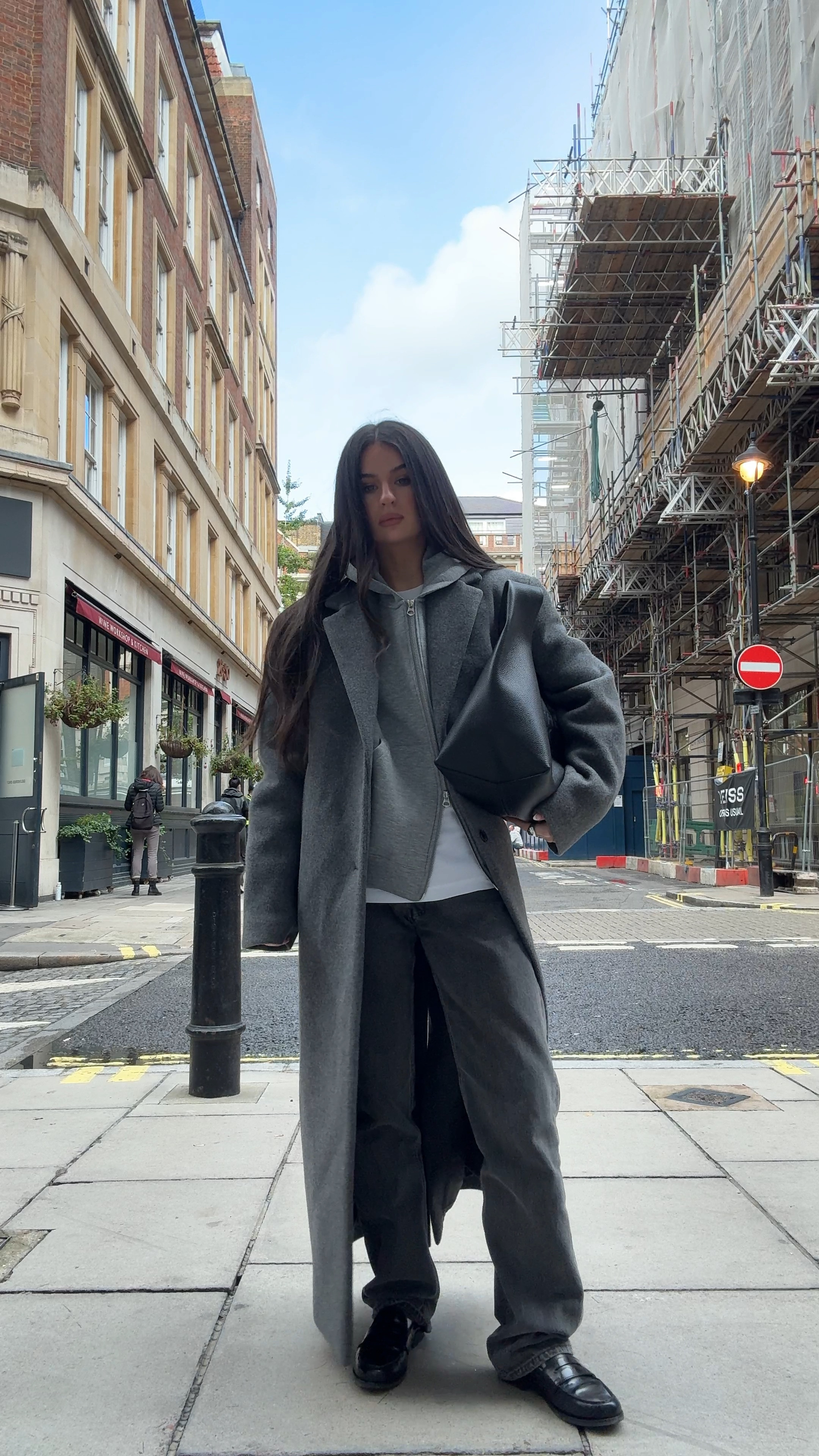 Outfit of the day 

Levi’s jeans 
Zip up linked 
Coat old h&m - linked similar 
White T-shirt linked 
Bag Marc Jacob’s sack bag 

#LTKworkwear #LTKstyletip #LTKeurope