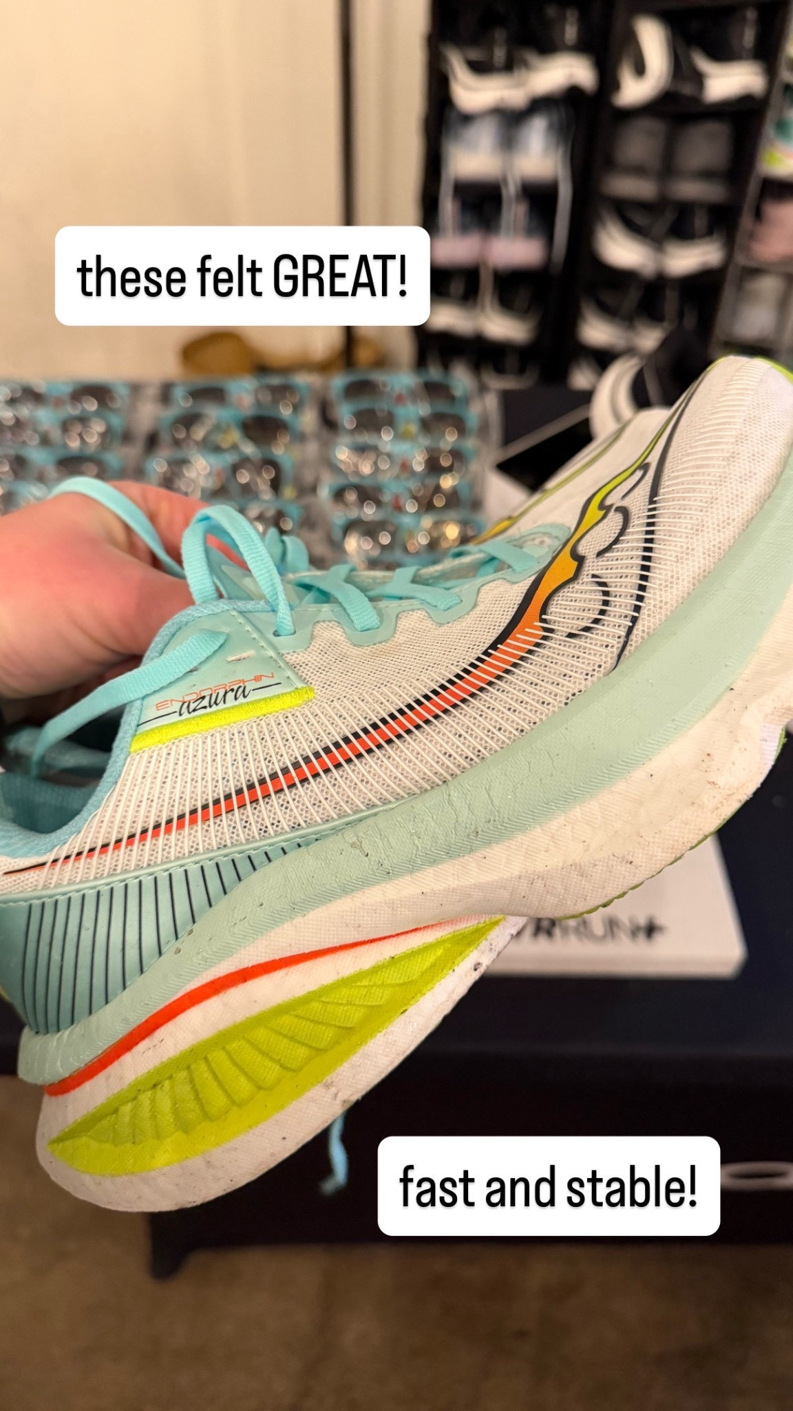 I got to demo the new Saucony Azura last night at run club and let me just say, these had a high probability of being purchased! I felt fast! They felt stable! I honestly loved them, and they were the first Saucony shoe I’ve ever even tried! 





#running #runner #shoes 

#LTKActive