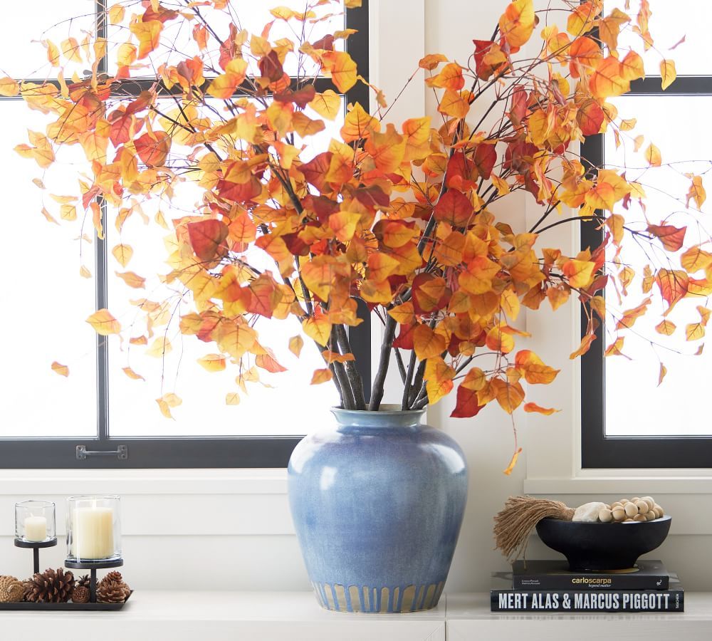 Faux 60" Oversized Autumn Aspen Tree Branch | Pottery Barn (US)