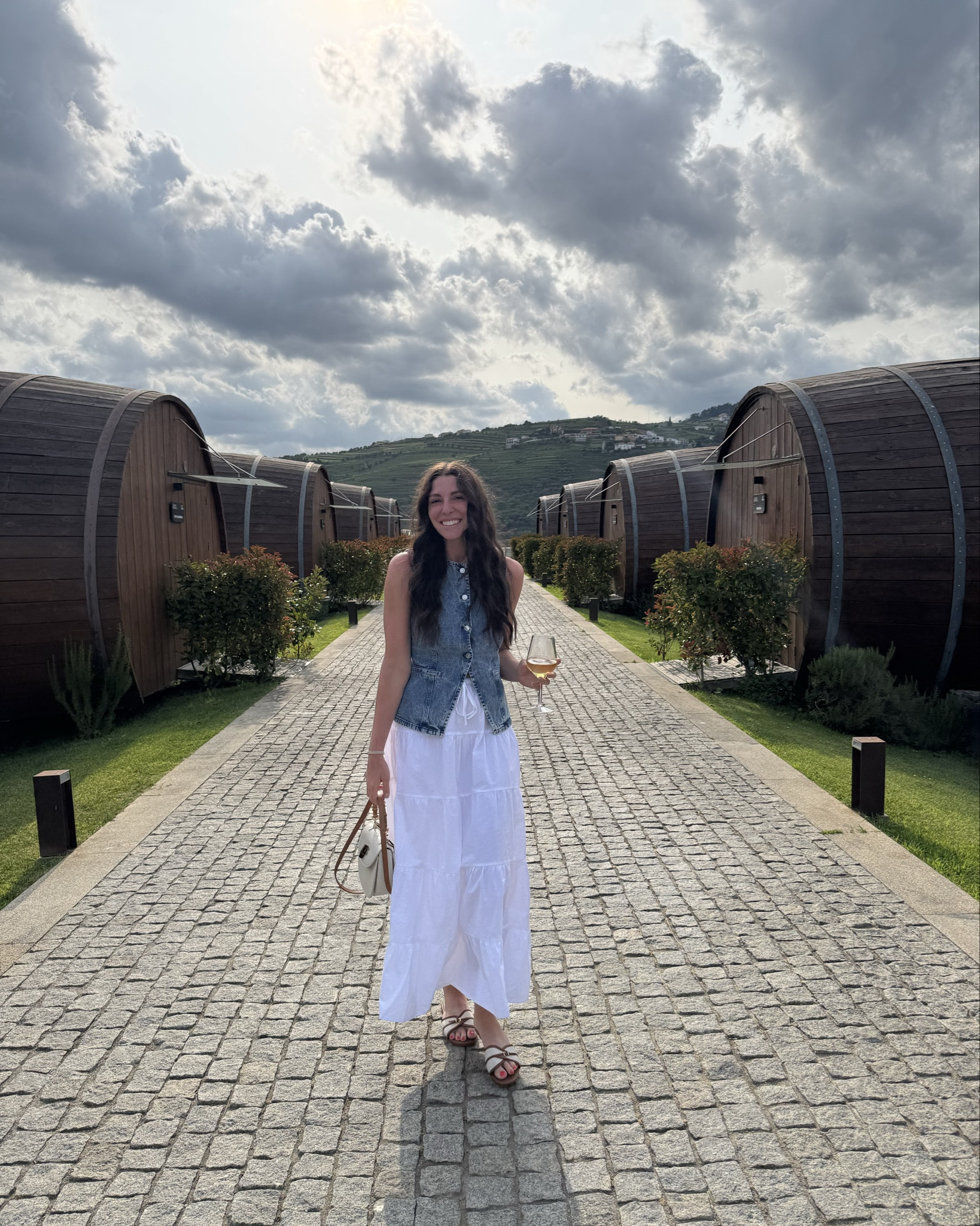 Loving the Jean vest over a white skirt look - skirt is Zara and top is size small but could have sized up #LTKSummerEdit 

#LTKSeasonal #LTKTravel