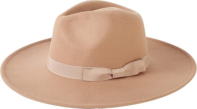nakiwi Women’s Fedora Hat Summer Wear with Wide Brim and Belt Buckle, Soft Panama Felt Boho Hat... | Amazon (US)