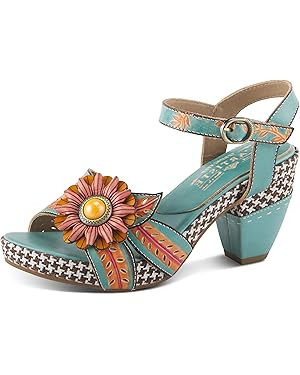 Spring Step L'Artiste Women's Astarr Ankle Strap High Heel Sandal | Amazon (US)