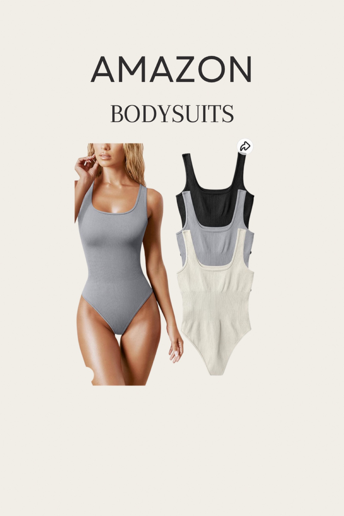 OQQ Women's 3 Piece Bodysuits Sexy … curated on LTK